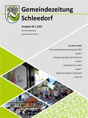 Gemeindezeitung Schleedorf 06 | 2022 herunterladen