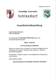 Feuerlöscherüberprüfung FFW Schleedorf