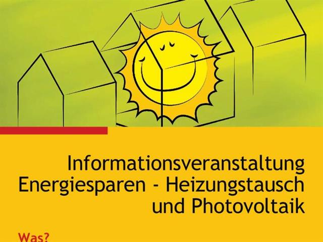 Informationsveranstaltung Energiesparen Berndorf