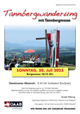 Einladung Tannbergwanderung mit Bergmesse